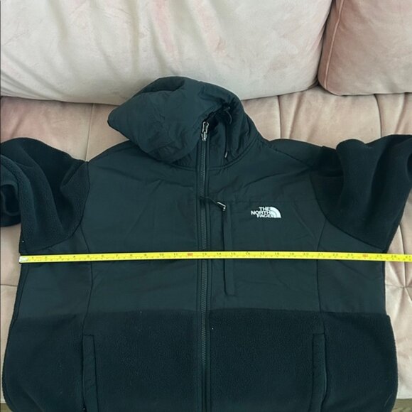 The North Face Womens Large Black Denali Fleece Full Zip Hoodie Jacket XXL - Picture 6 of 6